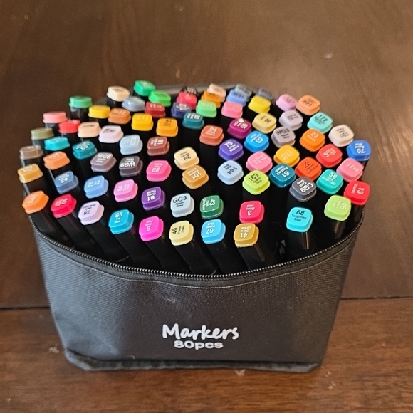 Other - 80-Piece Multicolor Marker Set